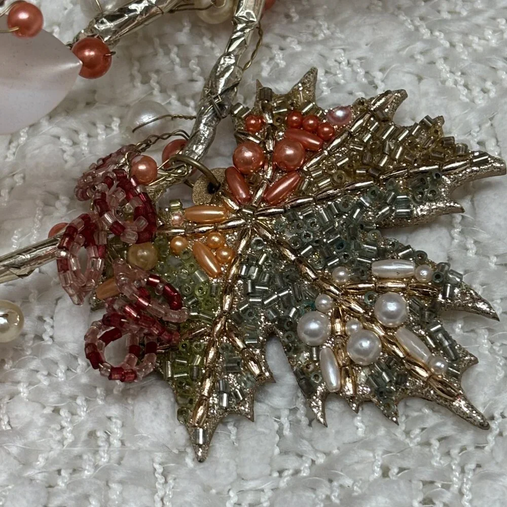 Cupcakes & Cashmere Jeweled and Beaded Fall Garland
